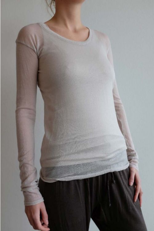 Gauze Cashmere Top Sand by Private0204-S