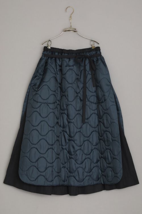 Reversible Silk and Cotton Skirt Stella by Ecole de Curiosites-S