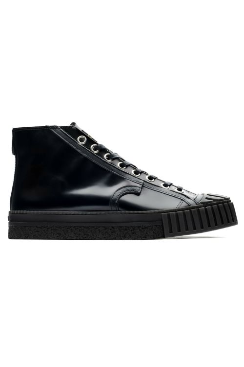 High Top Leather Sneakers by Adieu-36EU