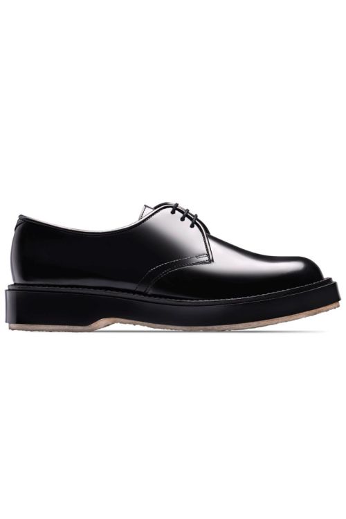 Type 54C Leather Derby Shoes Black by Adieu
