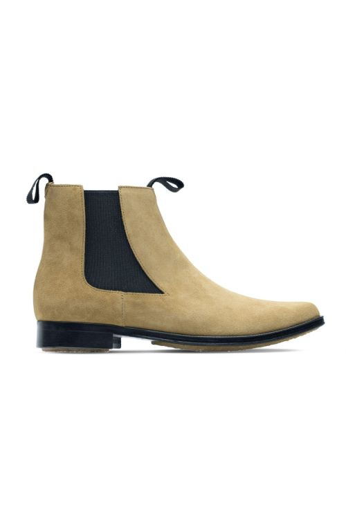 Type 192 Suede Leather Chelsea Boots Sand by Adieu