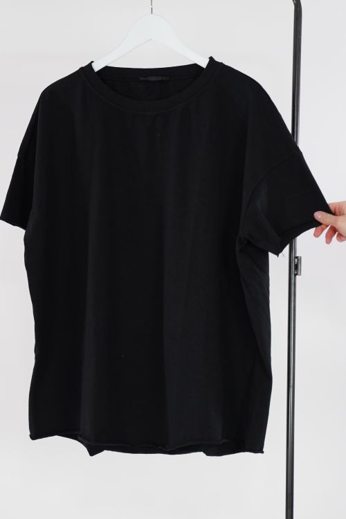 Heavy Cotton Big Big T-Shirt Black by Album di Famiglia-TU
