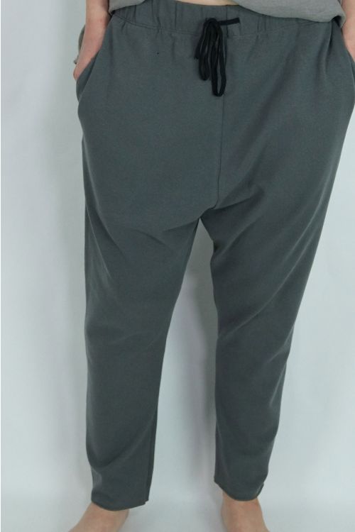 Jersey Pants New Basic Eco Anthracite by Album di Famiglia