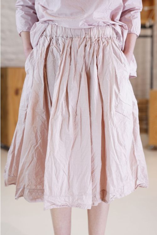 Pleated Short Skirt TC Petal Pink by Album di Famiglia