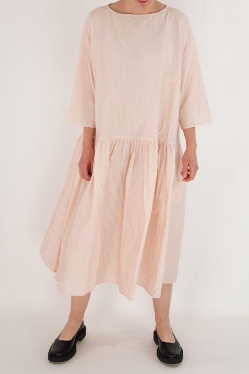 Cotton and Silk Dress Pink by ApuntoB