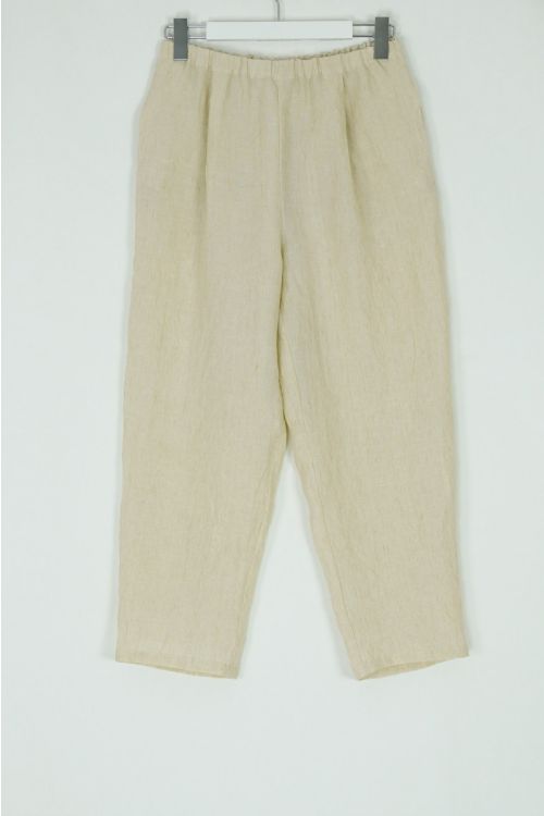 Linen Trousers Natural by ApuntoB