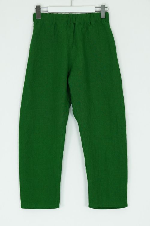 Linen Trousers Green by ApuntoB-XS