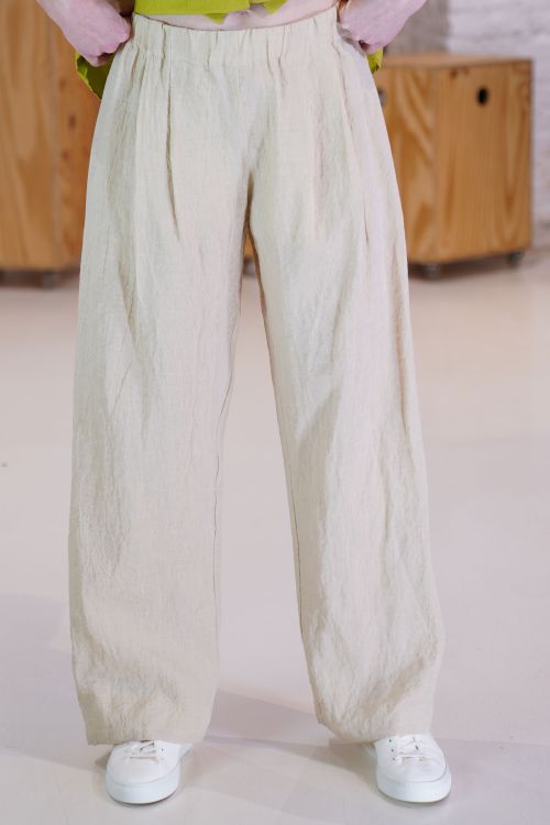 Linen Trousers Natural P1382/TS786 by ApuntoB-S