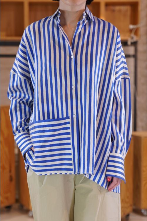 Silk Shirt Camomilla Electric Stripes by Asciari