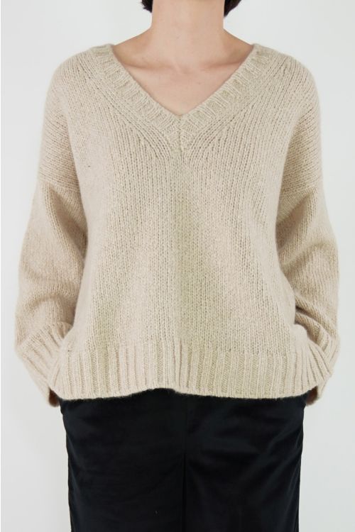 AS011 Sweater Ferro Cashmere Ivory by Asciari