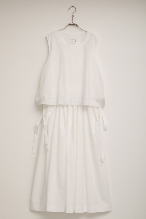 Dress Danielle White by Ecole de Curiosites-S