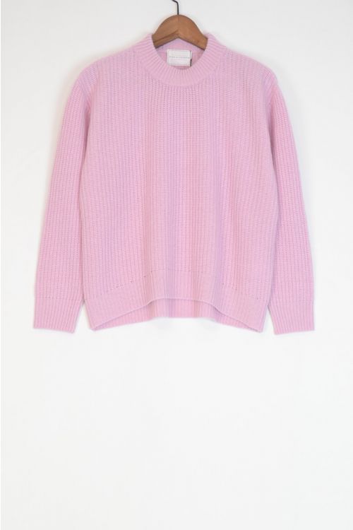 Wool and Cashmere Sweater Kate Lilac Pink by Ecole de Curiosites
