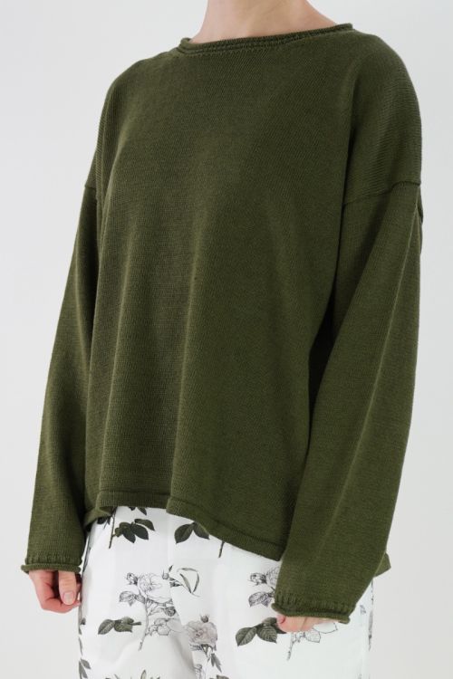 Sweater Kiryan Moss Green by Ecole de Curiosites