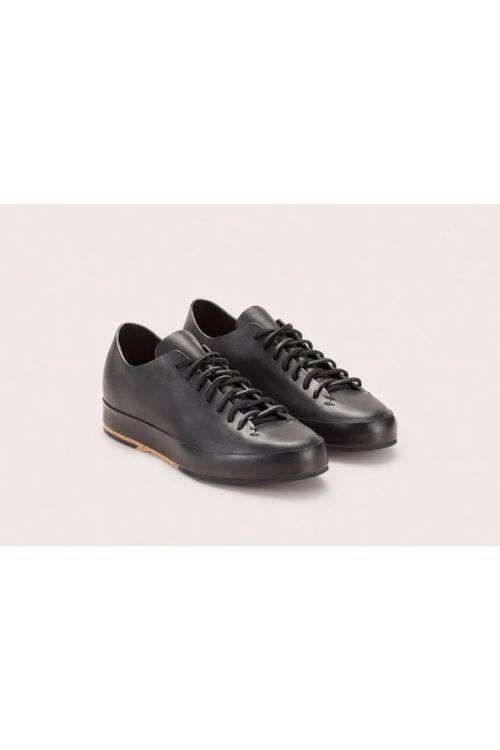 Hand Sewn Low Rubber Sneakers Black by Feit-36EU
