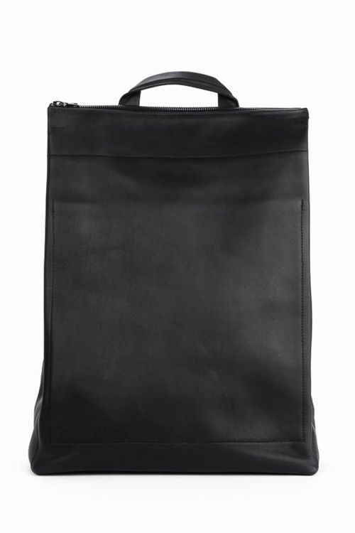 Leather Backpack Black by Isaac Reina-TU