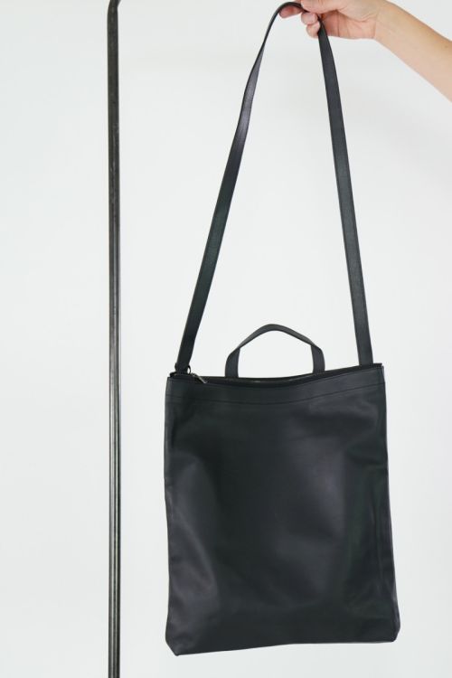  N° 1082 Soft Large Crossbody Bag Black by Isaac Reina