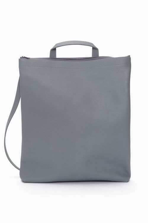 Soft Large Crossbody Bag Zinc Grey by Isaac Reina