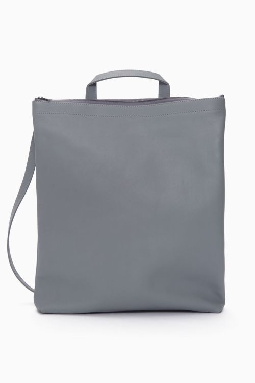 Soft Large Crossbody Bag Zinc Grey by Isaac Reina-TU