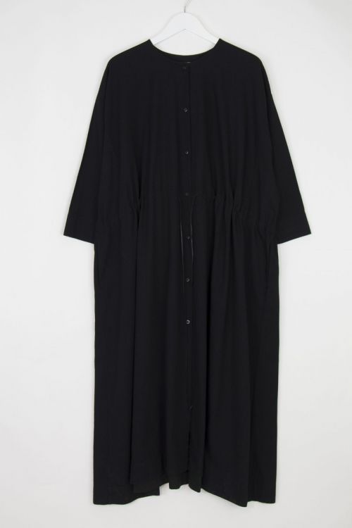 Cotton Dress Black by Kaval