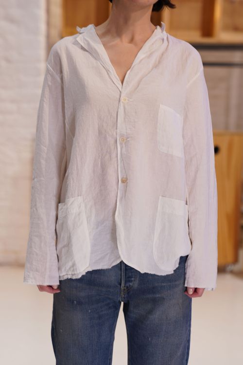 Linen Blouse Jacket Off-White by Kaval-S