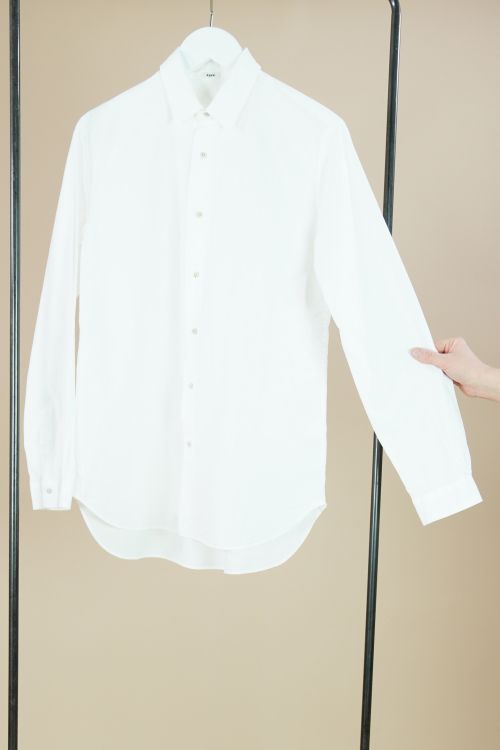 Typewriter Cotton Shirt Off-White by Kaval-S