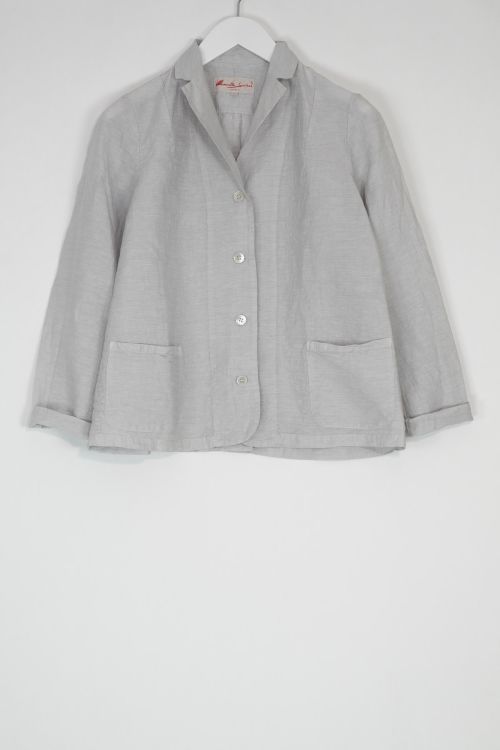 Linen Jacket Clarice Clay by Manuelle Guibal-S