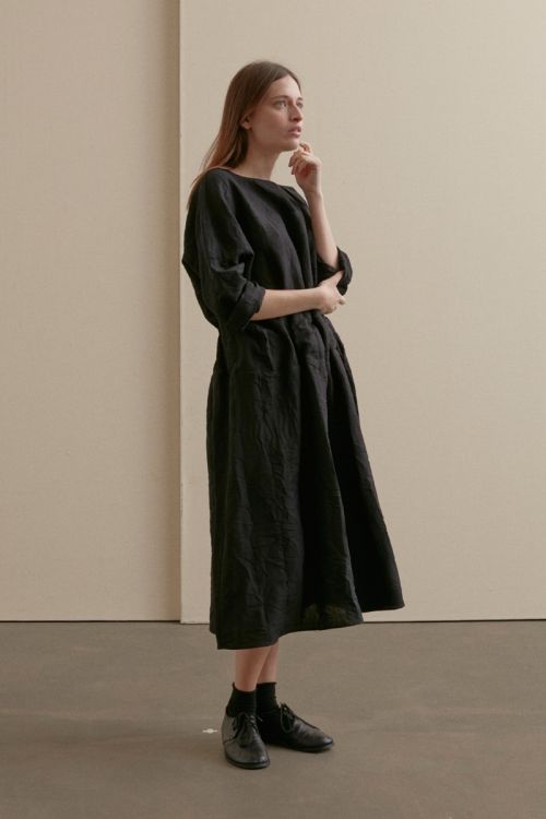 Woolen Dress Black by ApuntoB