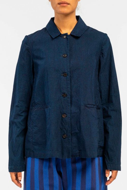 Cotton Jacket Dark Blue by ApuntoB