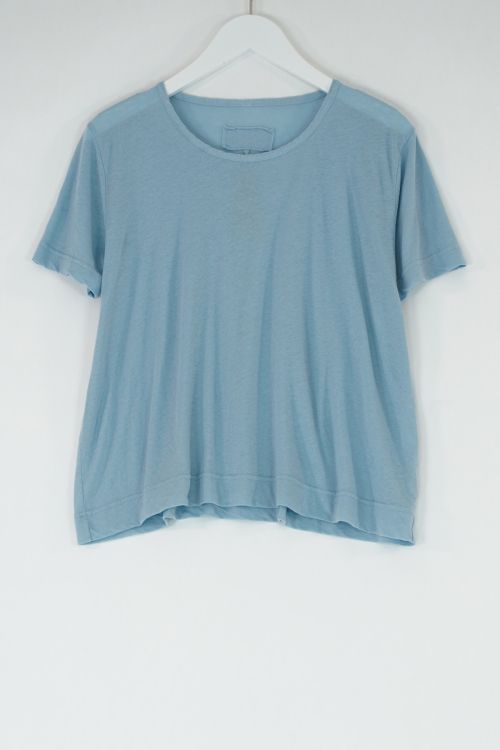 Cotton and Linen T-Shirt Ciel by Private0204-S