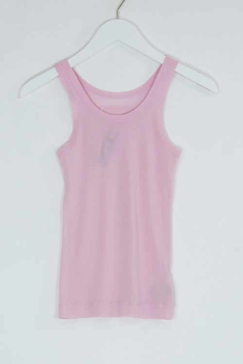 Fine Cotton Singlet Pinkish by Private0204-S