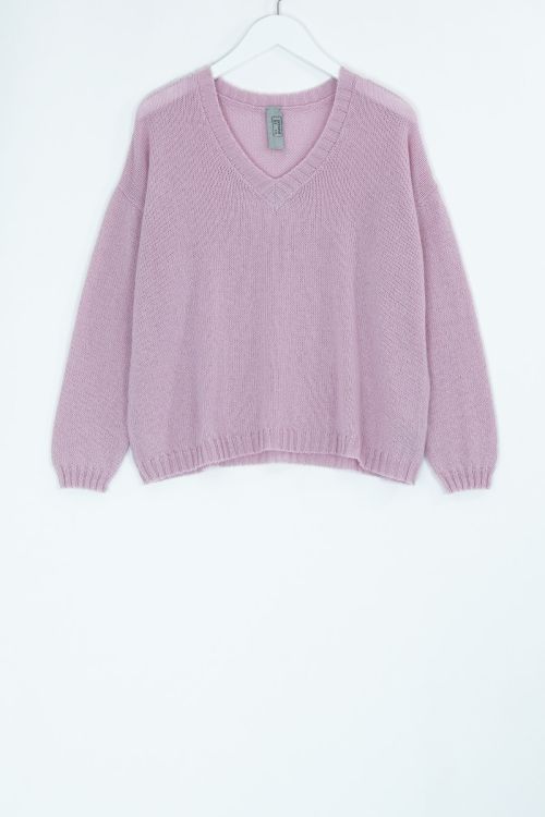 Handwashed Cashmere Oversized Sweater Pinkish by Private0204-S