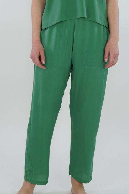 Silk Trousers Grass by Private0204