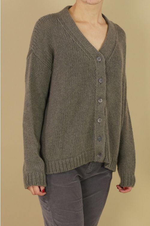 Soft Cashmere Cardigan Choco by Private0204