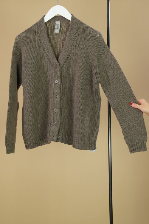 Soft Cashmere Cardigan Choco by Private0204-M