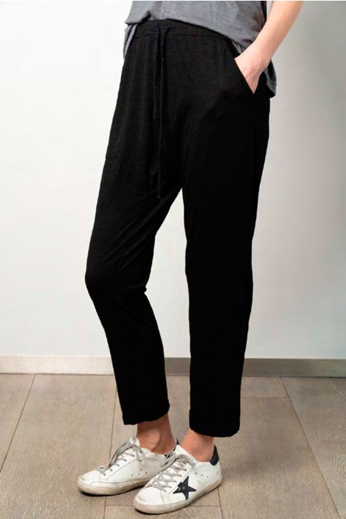 Soft Cashmere Pants Black by Private0204-S
