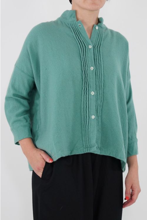 Square Top Green Cashmere by Ricorrrobe
