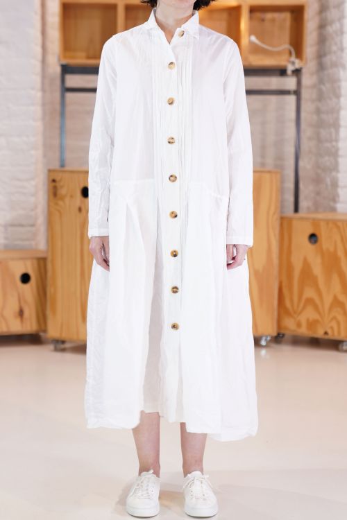 Dress SBD Crispy Cotton White by Ricorrrobe-S