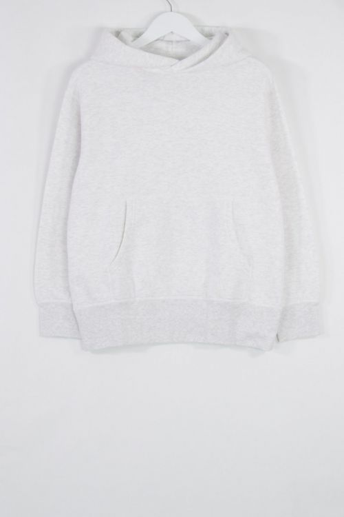 Brushed Cotton Sweatshirt Heather White by Toujours