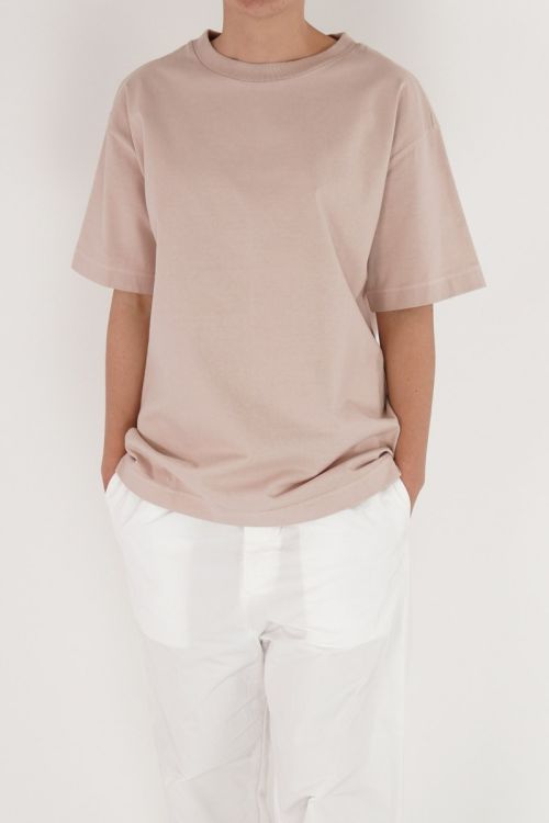 Heavy Cotton Big T-Shirt Peach by Toujours