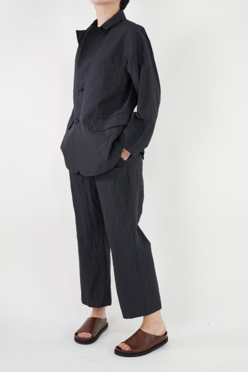 Easy Trousers Charcoal Navy KM38HP03 by Toujours