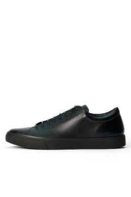 Leather Archetype Sneaker Black by At.Kollektive x Isaac Reina