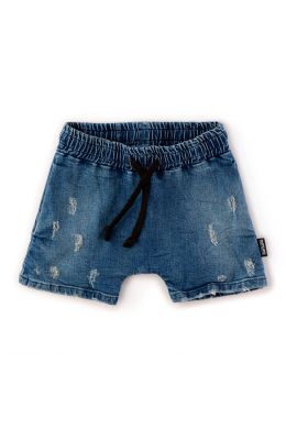 Baby Rounded Denim Shorts by nununu