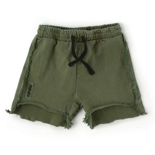 Baby Two Length Shorts Military Olive by nununu