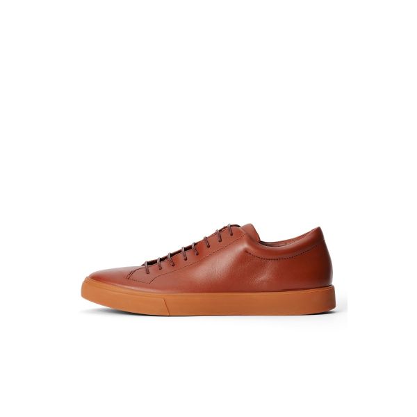 Leather Archetype Sneaker Chestnut by At.Kollektive x Isaac Reina