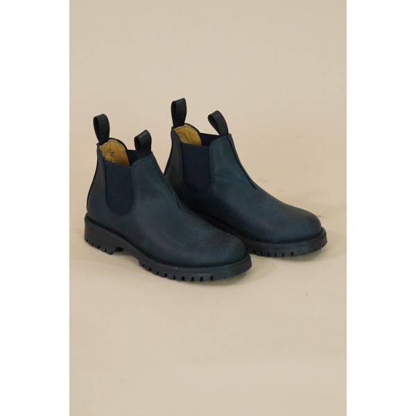 Leather Chelsea Boots Rai Blue by Gallucci