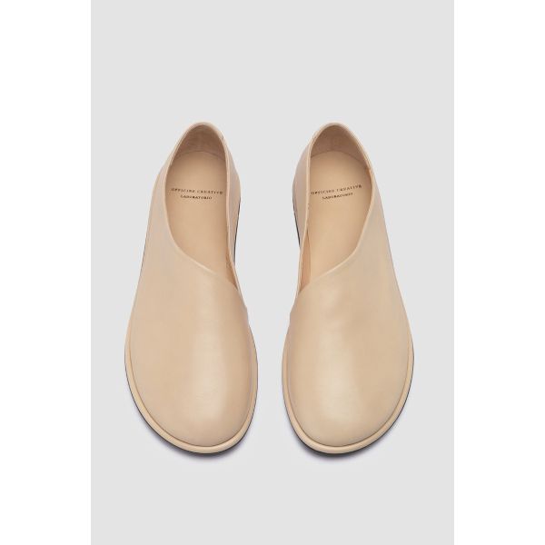 Mienne 103 Leather Shoes Oat Milk by Officine Creative