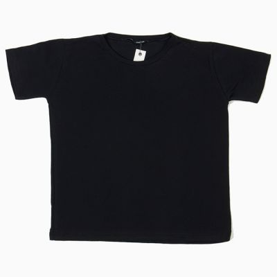 Jersey Stretch Baby T-Shirt Pietro Black by Album di Famiglia-3M