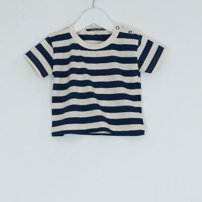 Baby T-Shirt Pietro Riga Bluette Striped by Album di Famiglia-3M