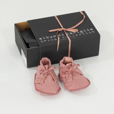 Baby Booties Pink by Album di Famiglia-3M