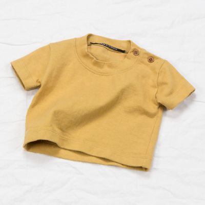 Unisex Baby T-Shirt HC Sun Yellow by Album di Famiglia-3M